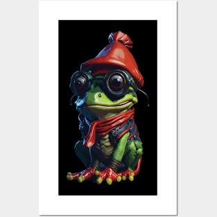 Punkrock Frog Posters and Art